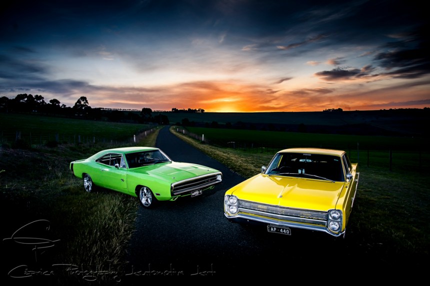 Two Dodges, one owner, one shoot!