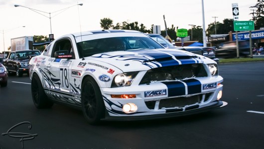 Shelby Cobra GT500KR, 14 mile on woodward boulevard