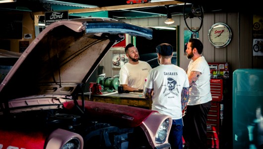 Hanging out, man caves