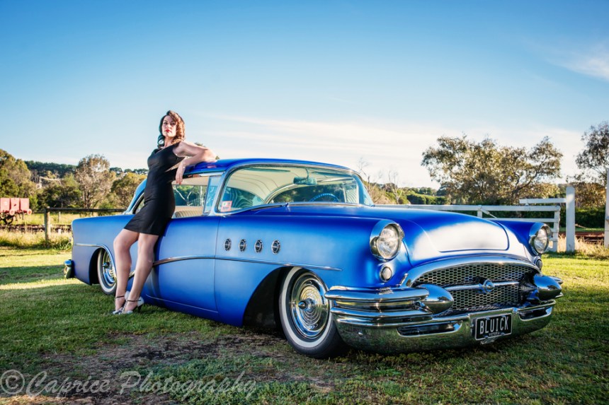 model poses, model photography, 1956 custom buicks, classic buicks