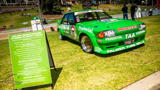 dick johnston racing, djr, djr racing, xd falcon, green cars