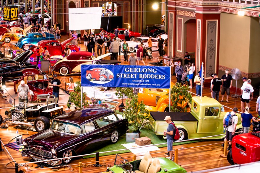 geelong street rodders, hot rod display, 50th victorian hot rod show