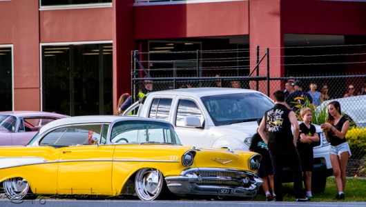 yellow 1957 chevy, old school cars, custom chevys
