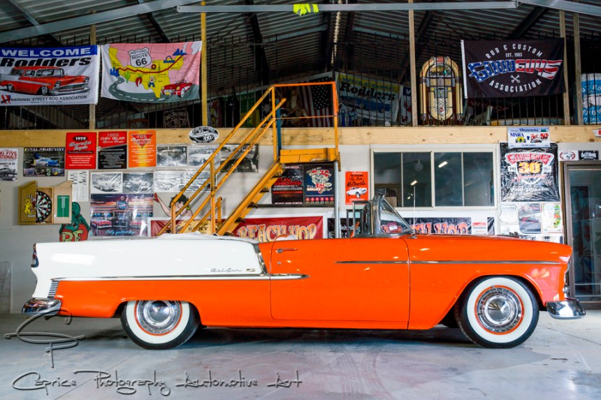 Nestling comfortably between the frame rails is a 454 c.i. big block Chev backed up by a healthy Turbo 350