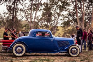 Clint Chegwidden cruised up from Melbourne in his stunning 33 3 window coupe running a 302 Windsor, C4 auto and 8 ¾ diff. Clint and his dad completed the project in 4 ½ years. 