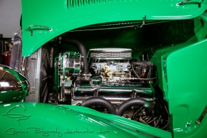 Sporting a tricked up 350 Chev crate motor